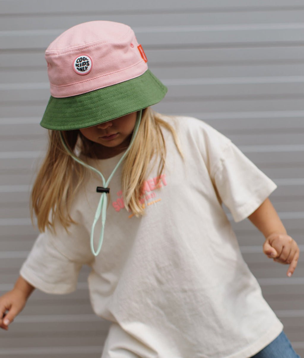 Chapéu bucket Mini Pinky para crianças e bebés, Cool Kids Only, Hello Hossy