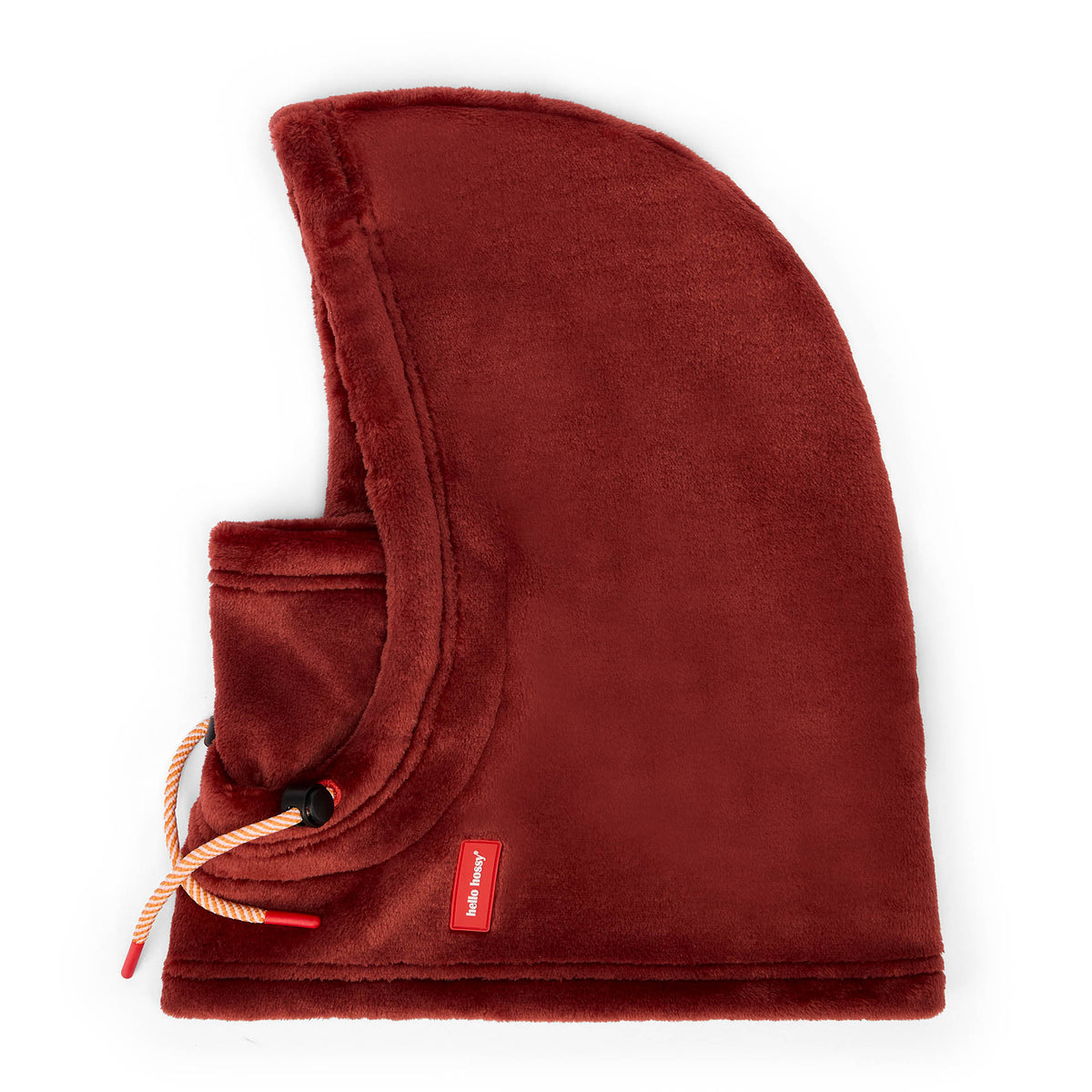 Balaclava infantil bordô ajustável com interior macio Hello Hossy