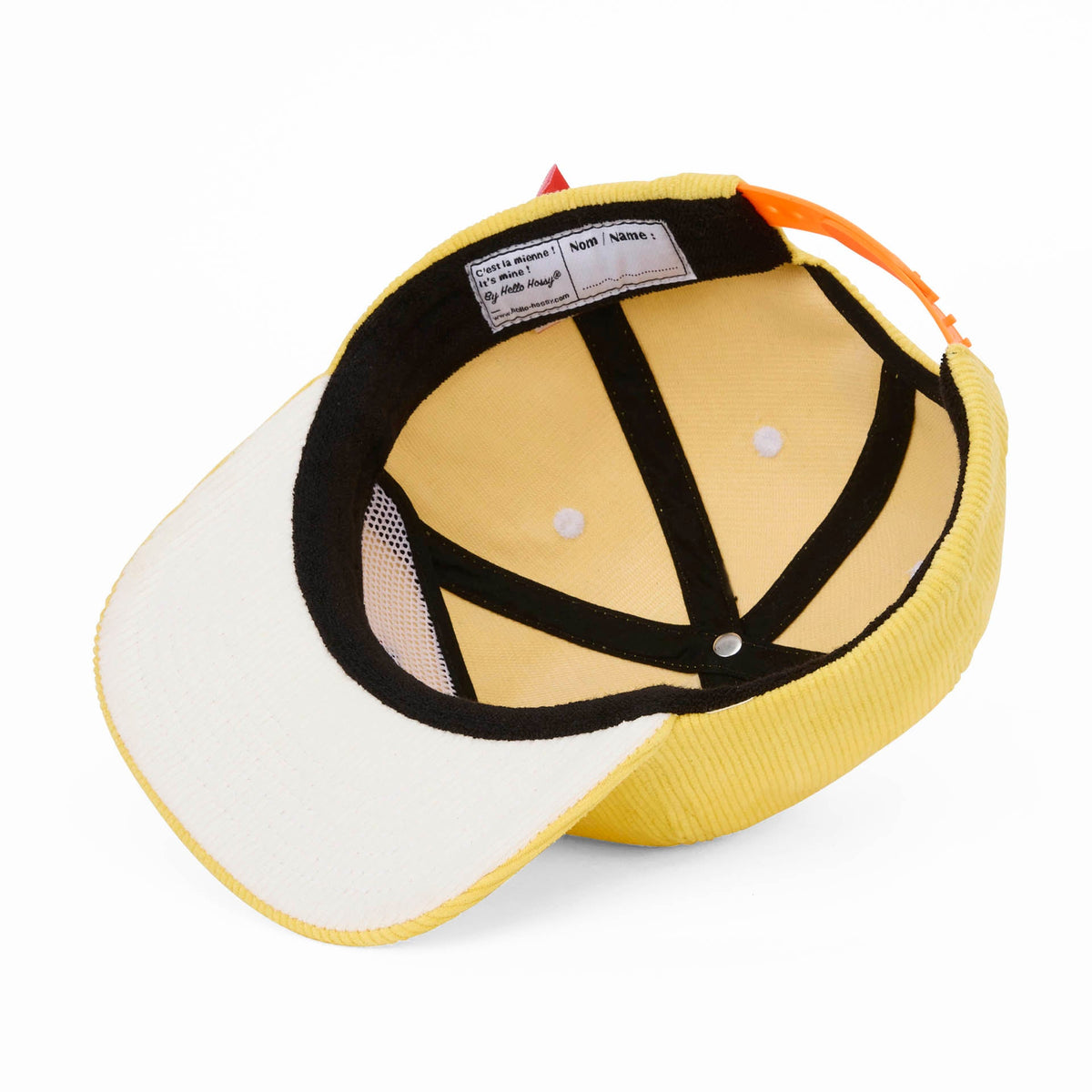 Boné para crianças Mini Citrus, pala reta, veludo, certificado Oeko-Tex, a partir dos 9 meses, Cool Kids Only!