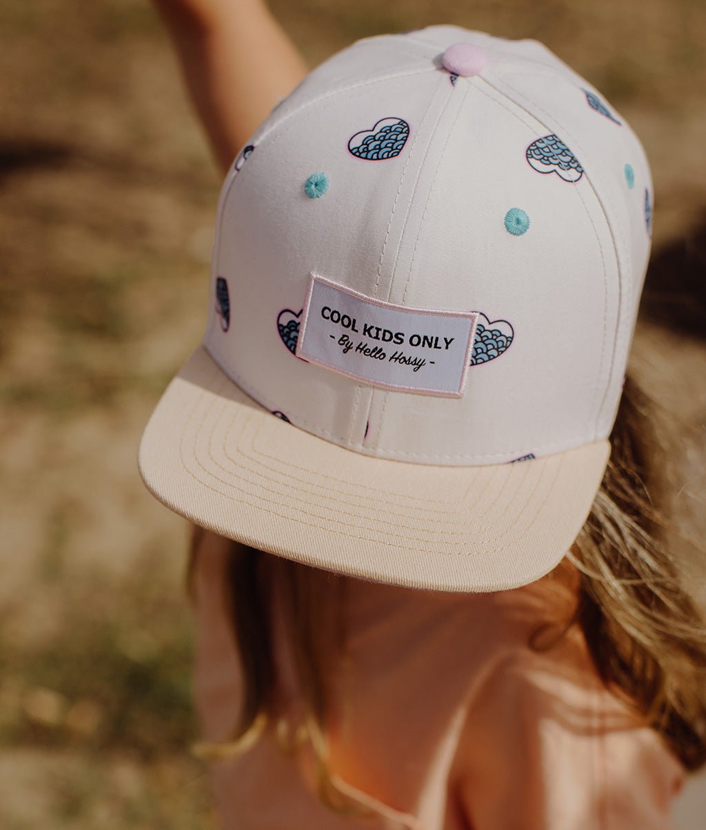 Boné infantil Mermaid, pala reta, ecorresponsável, certificado Oeko-Tex, desde os 9 meses, Cool Kids Only !