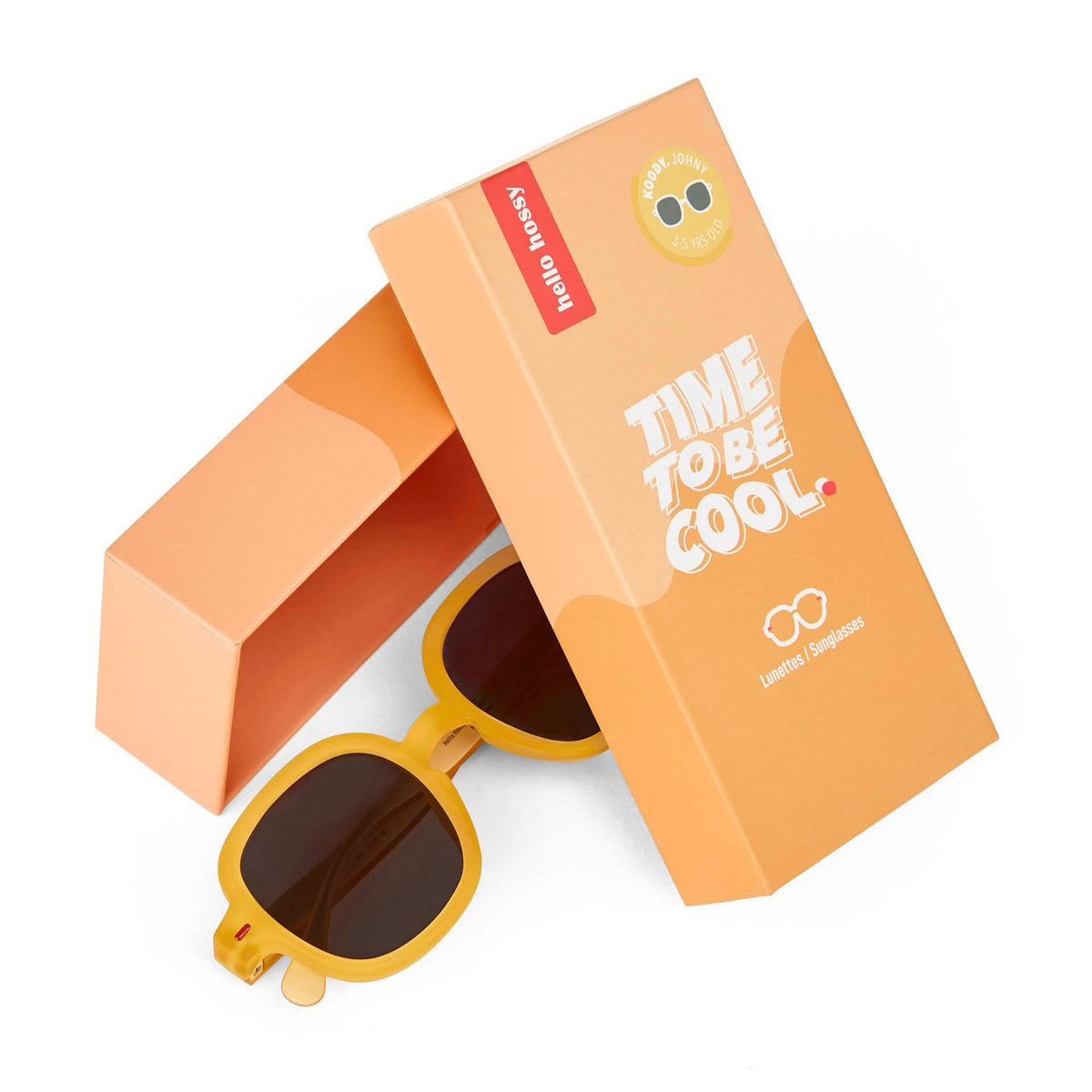 Óculos de sol para crianças Koody Jonhy, coloridos, lentes categoria 3, UV400, lentes polarizadas, desde os 2 anos, Cool Kids Only!