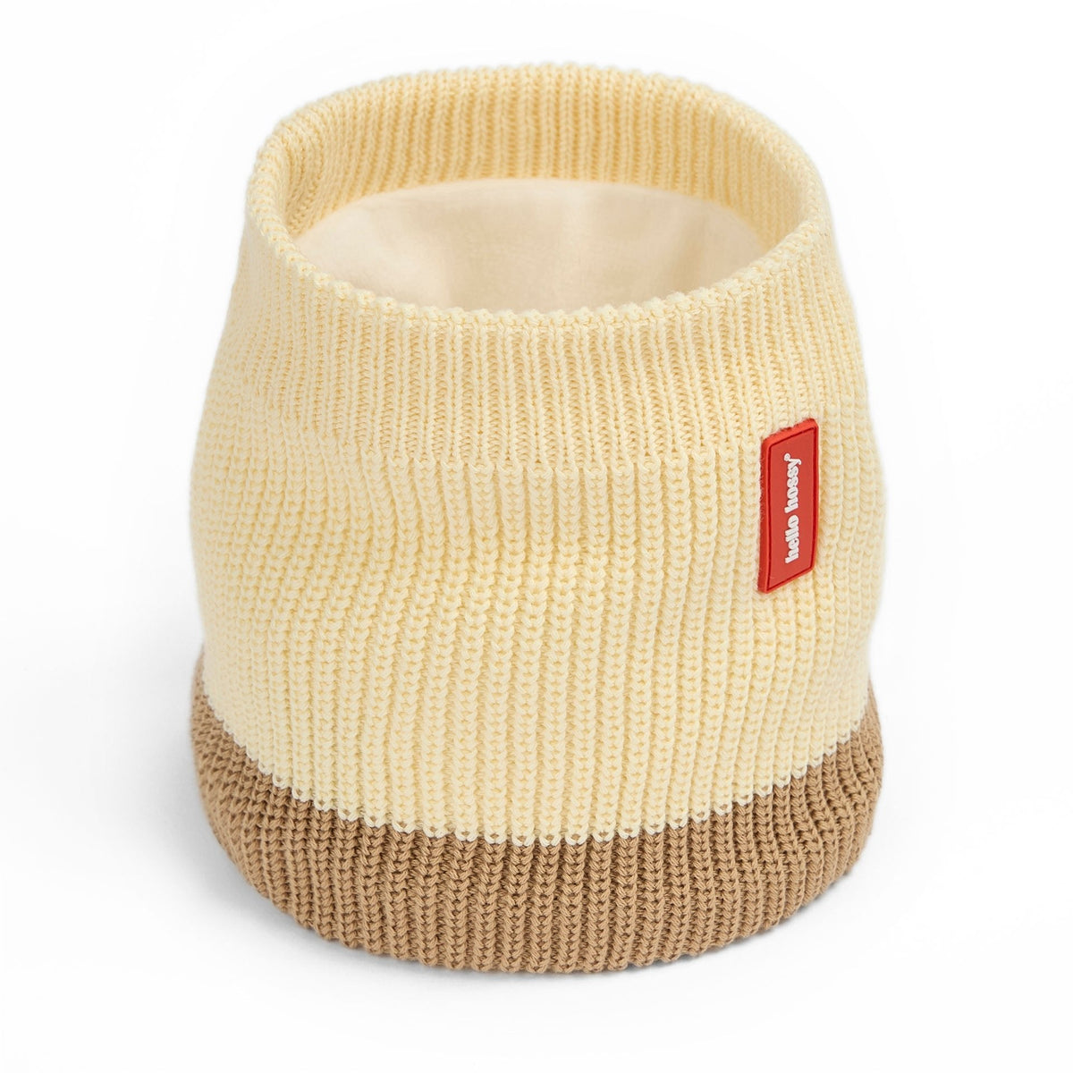 Snood para crianças Cocoon Creamy, algodão orgânico, forro polar, desde 1 ano, Cool Kids Only!