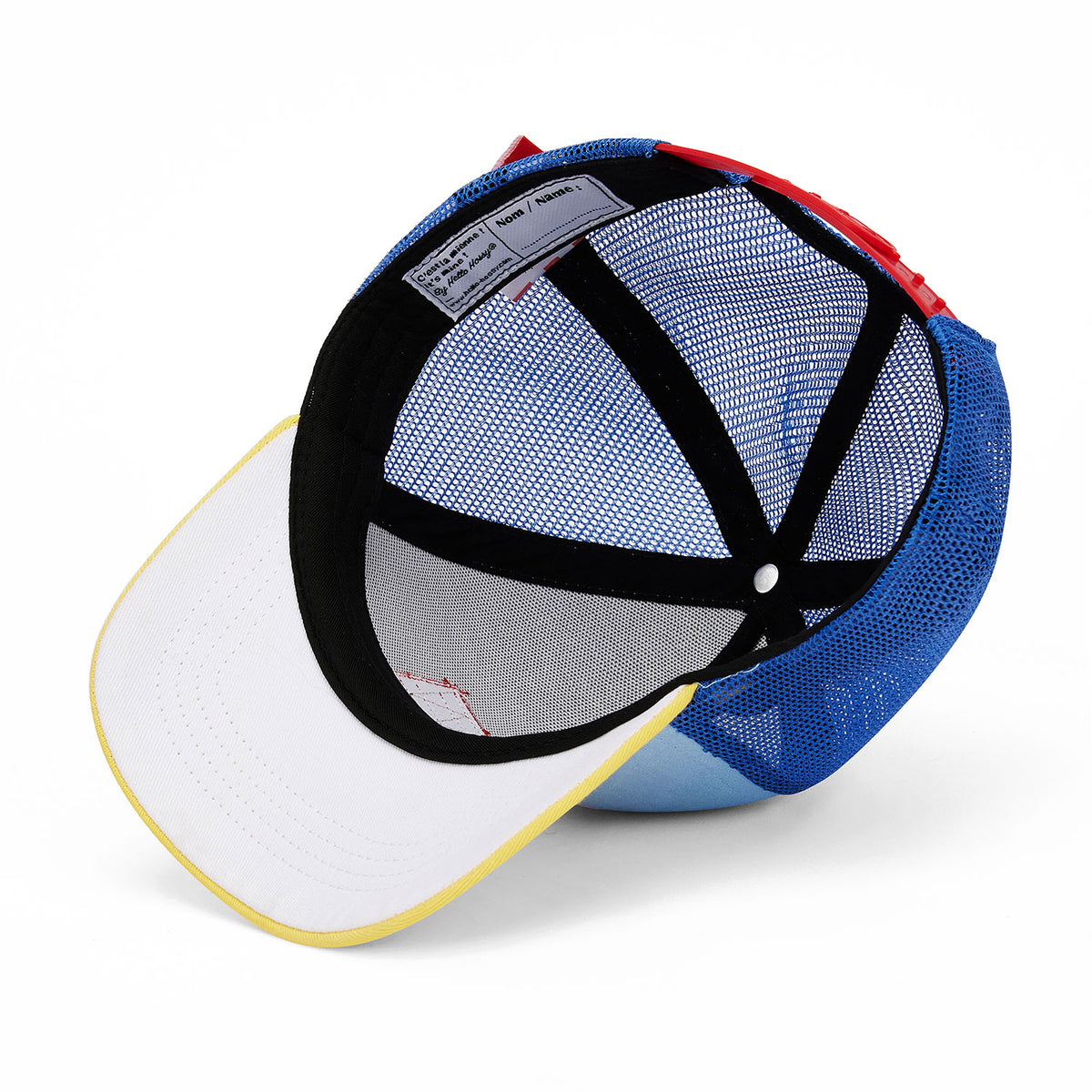 Boné infantil Mini Blue Lemon, estilo Trucker, ecorresponsável, certificado Oeko-Tex, desde os 9 meses, Cool Kids Only!