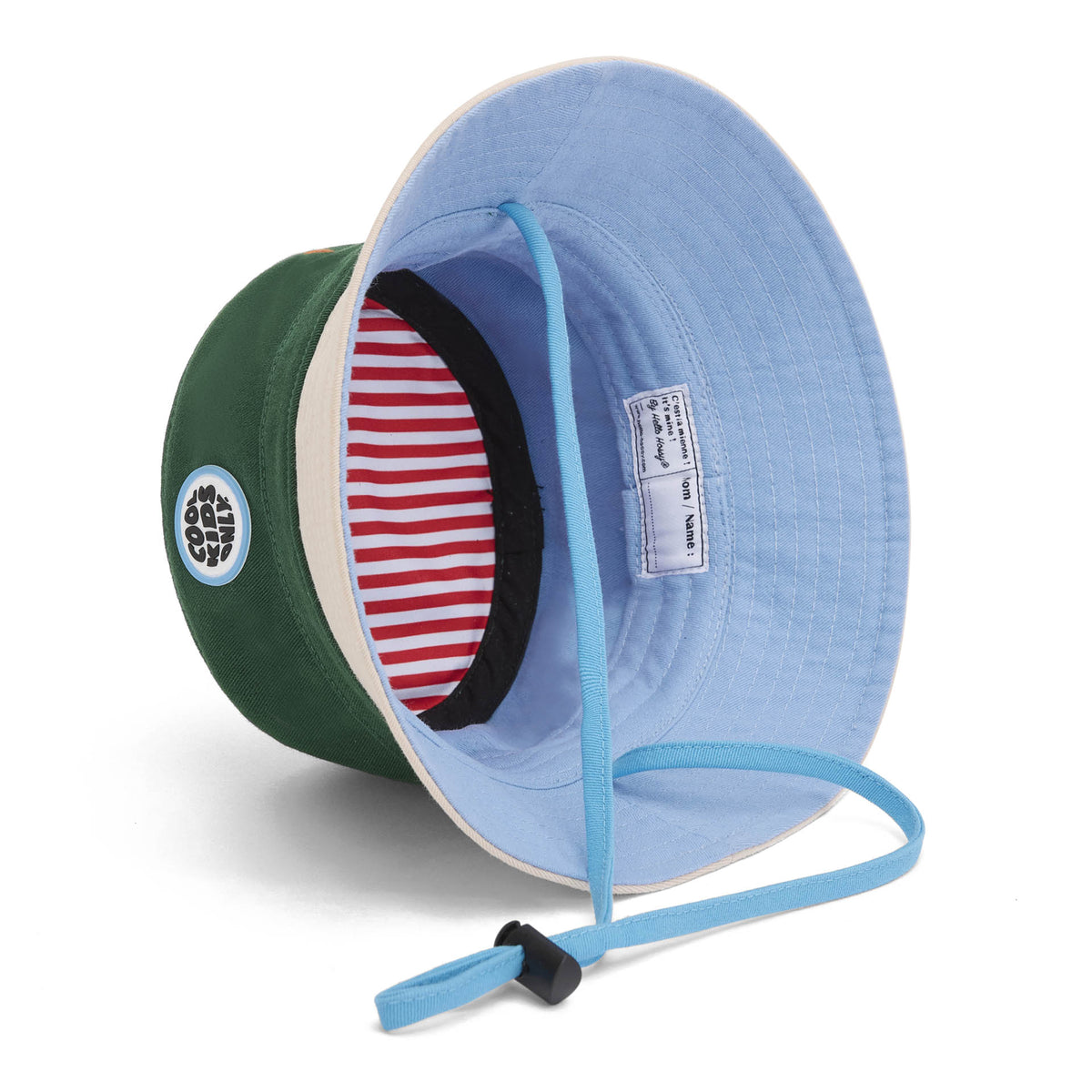 Chapéu bucket Mini Hope para crianças e bebés, Cool Kids Only, Hello Hossy