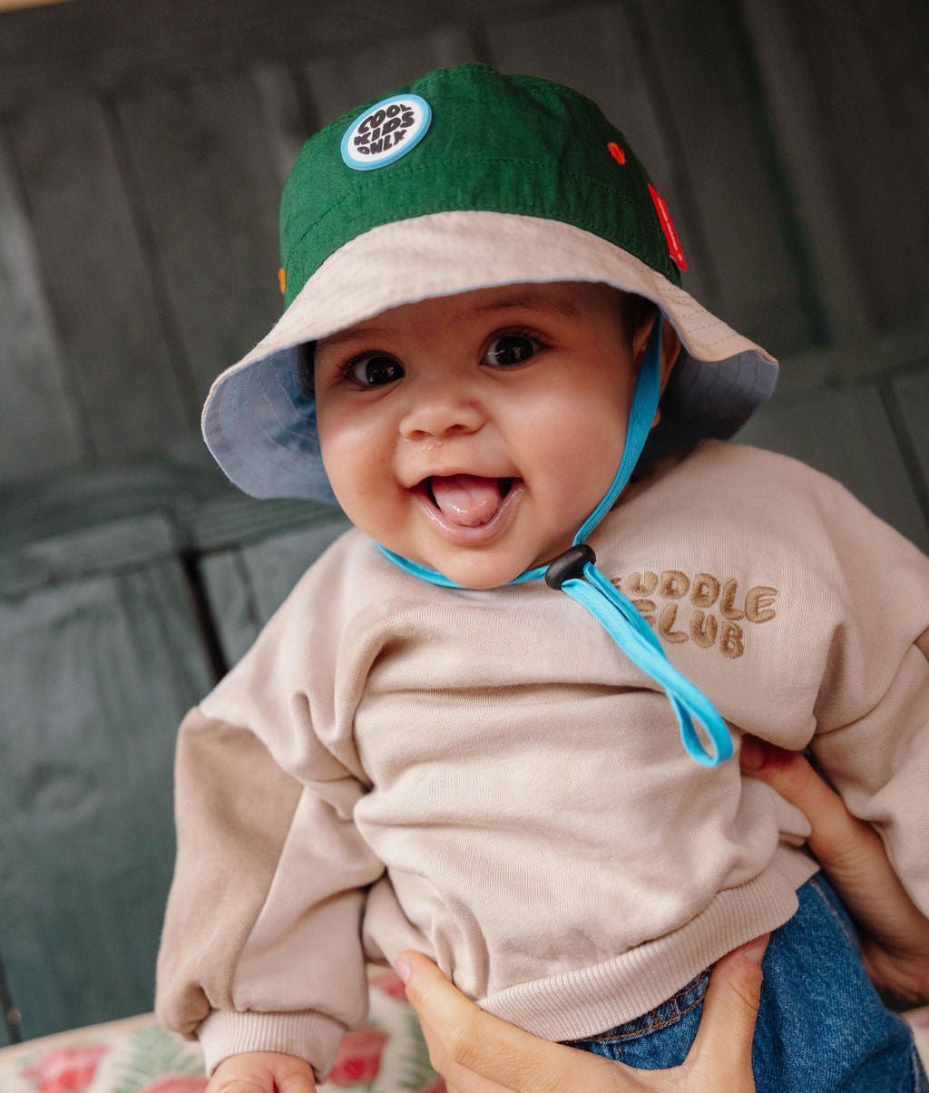 Chapéu bucket Mini Hope para crianças e bebés, Cool Kids Only, Hello Hossy