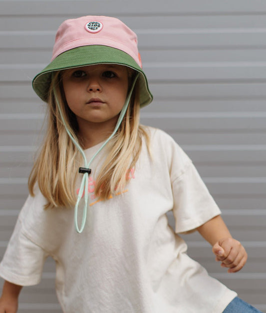 Chapéu bucket Mini Pinky para crianças e bebés, Cool Kids Only, Hello Hossy