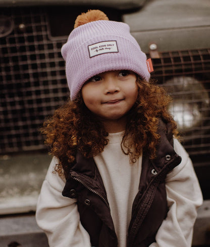 Gorro Color Block Mauve para crianças e bebés, Cool Kids Only, Hello Hossy