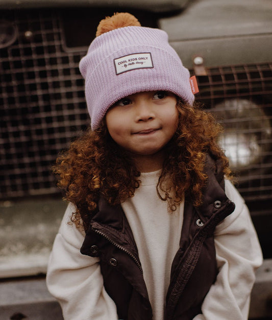 Gorro Color Block Mauve para crianças e bebés, Cool Kids Only, Hello Hossy