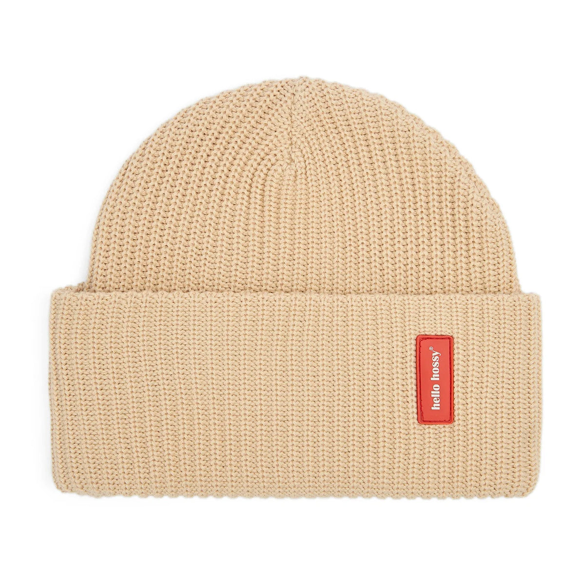 Gorro em malha Flow Creamy para criança, bebé e adulto – vista plana