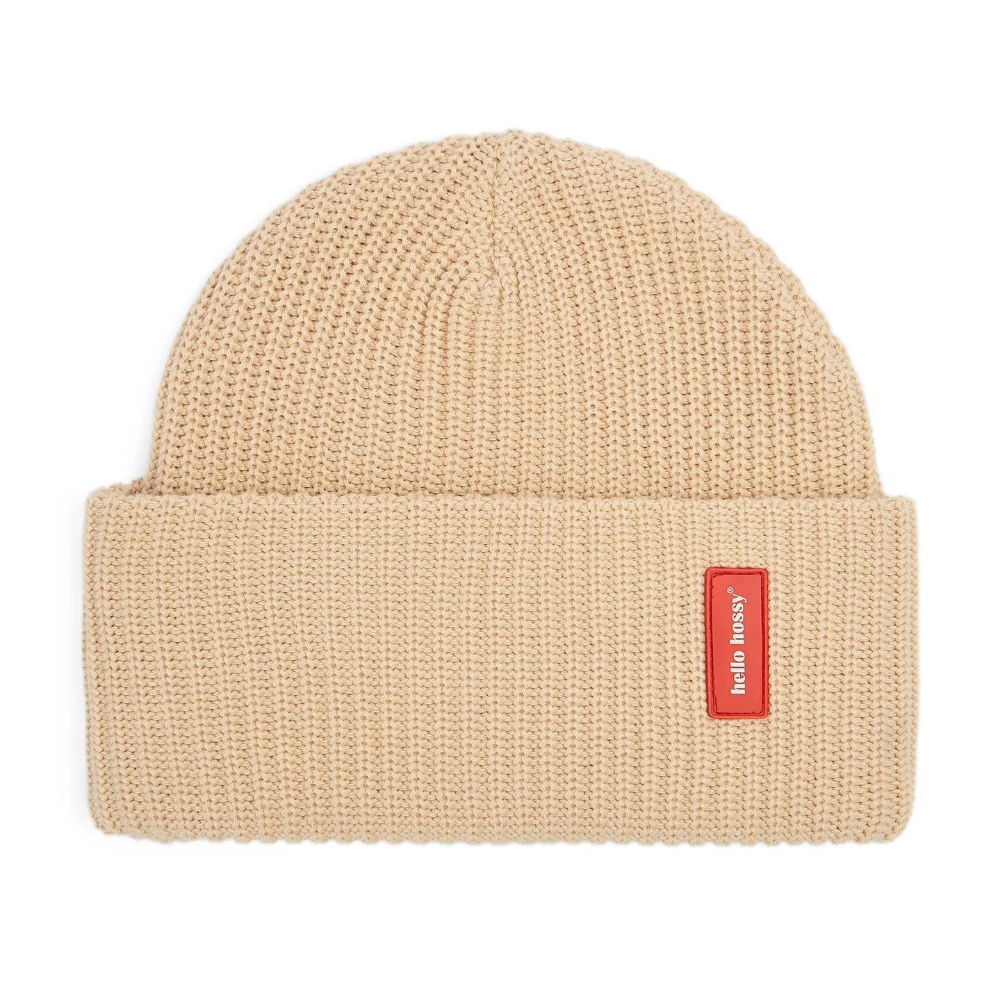 Gorro em malha Flow Creamy para criança, bebé e adulto – vista plana