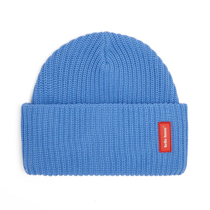Gorro de malha liso Flow Ocean para criança, bebé e adulto – vista plana