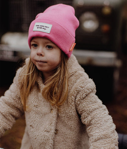 Gorro para crianças Urban Fuchsia, algodão, efeito chiné, malha macia e fina, a partir dos 9 meses, Cool Kids Only!