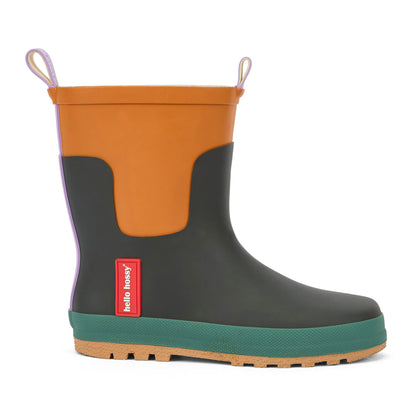 Botas de chuva de borracha para criança Blackfy – vista de perfil