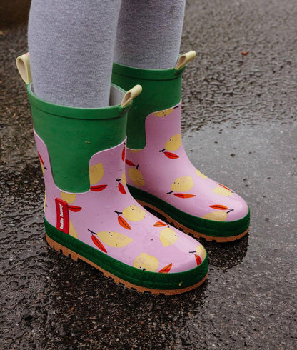 Botas de chuva em borracha Lemony - foto lifestyle – Hello Hossy