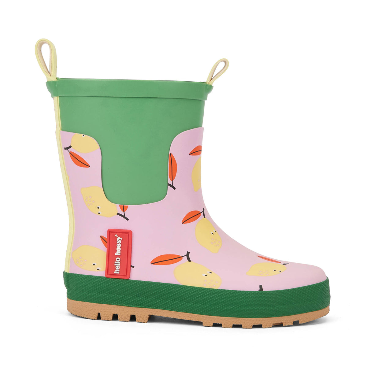 Botas de chuva de borracha para criança Lemony – vista de perfil