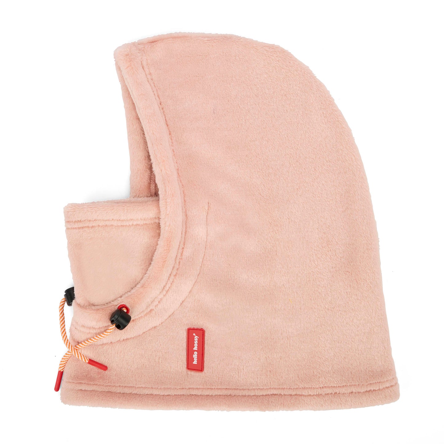Balaclava polar rosa Warmy Pink para criança e bebé - vista de perfil, plana