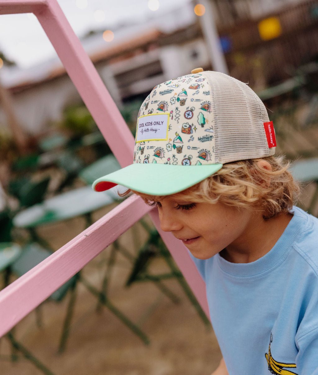 Boné Adventure para crianças e bebés, Cool Kids Only, Hello Hossy