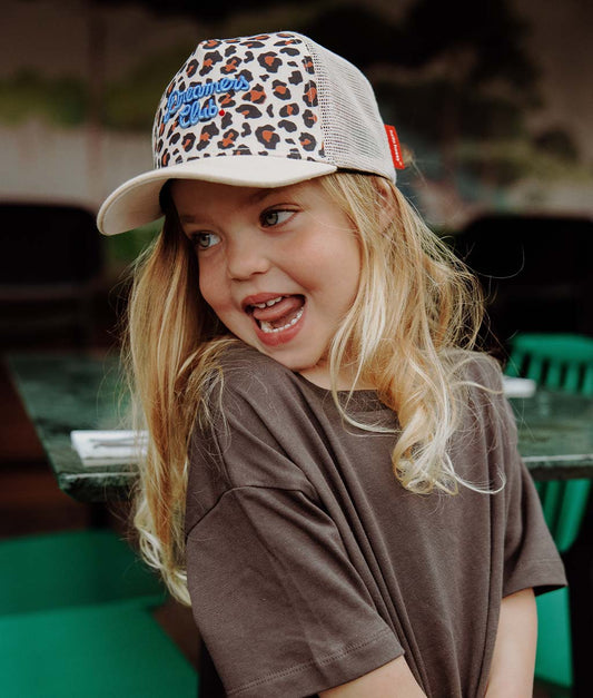 Boné mães e filhos leopard #1, estilo Trucker, matchy-matchy, ecorresponsável, desde os 9 meses, Cool Kids Only!