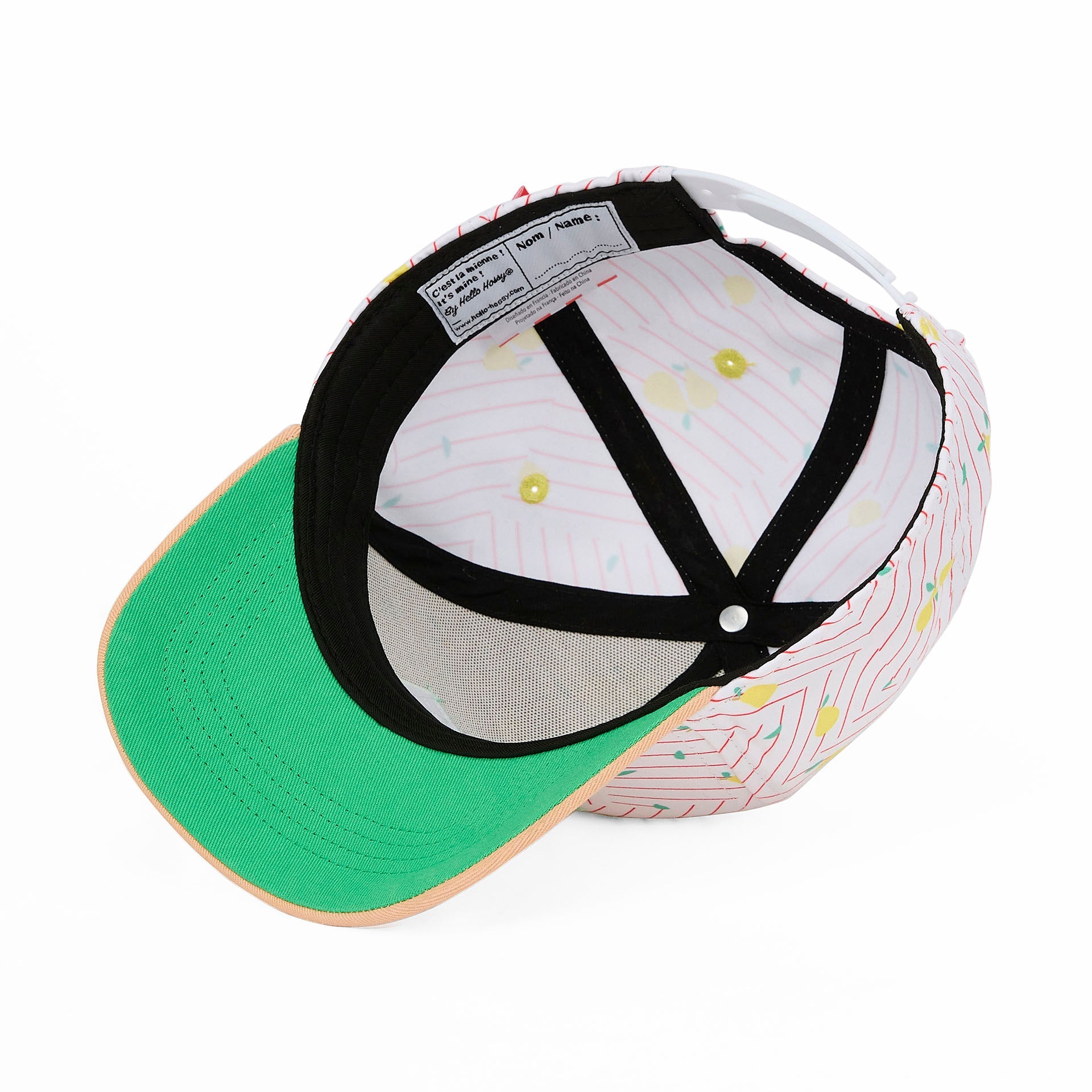Boné infantil Pear, pala curva, ecorresponsável, certificado Oeko-Tex, desde os 9 meses, Cool Kids Only!