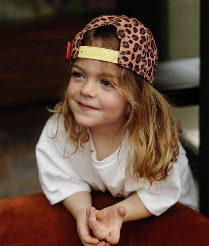 Boné infantil leopard #8, pala curva, matchy-matchy, ecorresponsável, desde os 9 meses, Cool Kids Only!