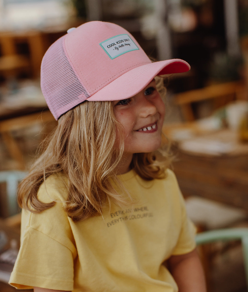 Boné infantil Mini Peony, estilo Trucker, ecorresponsável, certificado Oeko-Tex, a partir dos 9 meses, Cool Kids Only!