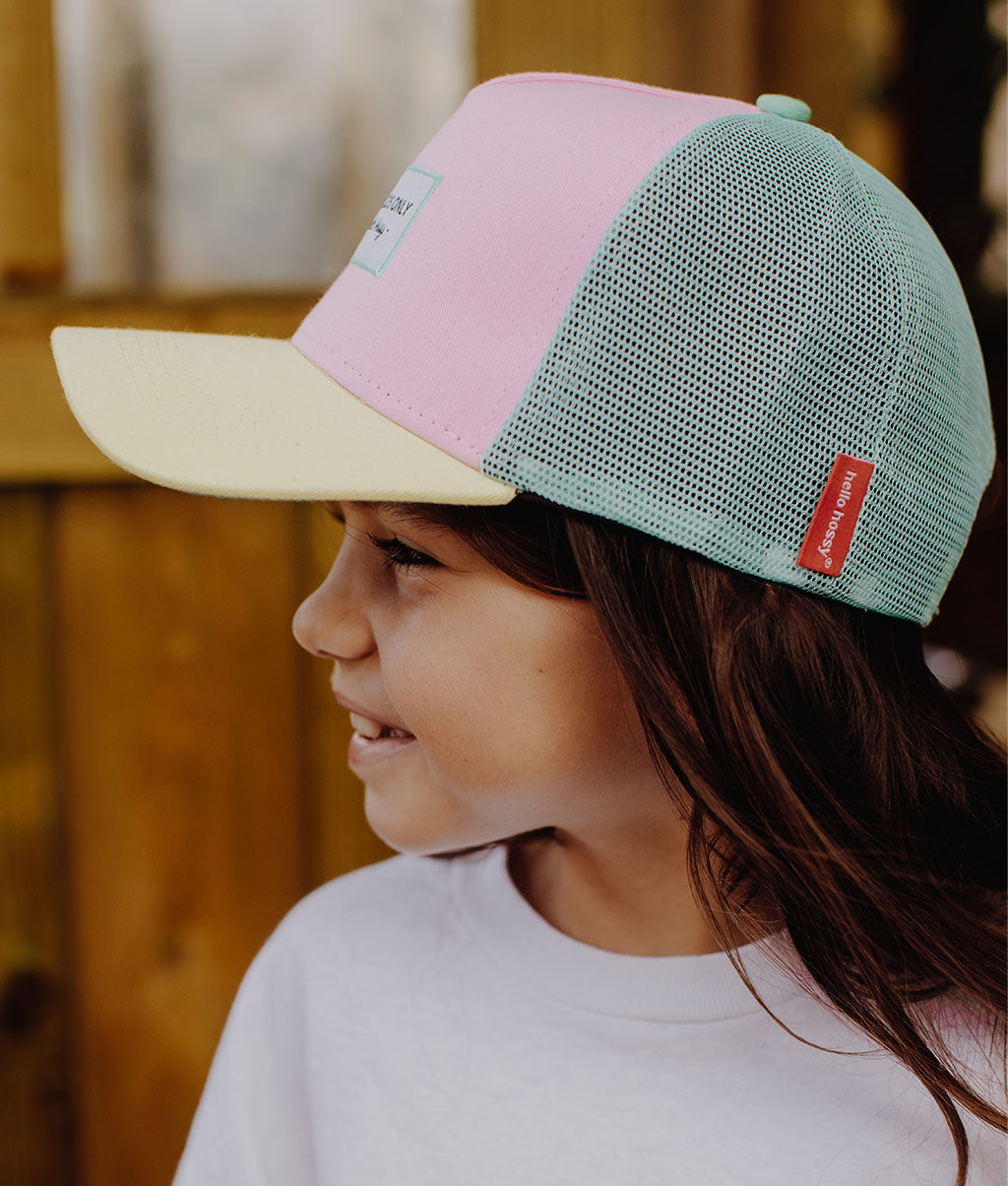 Boné para pais e filhos Mini Poppy, estilo Trucker, matchy-matchy, ecorresponsável, a partir dos 9 meses, Cool Kids Only !