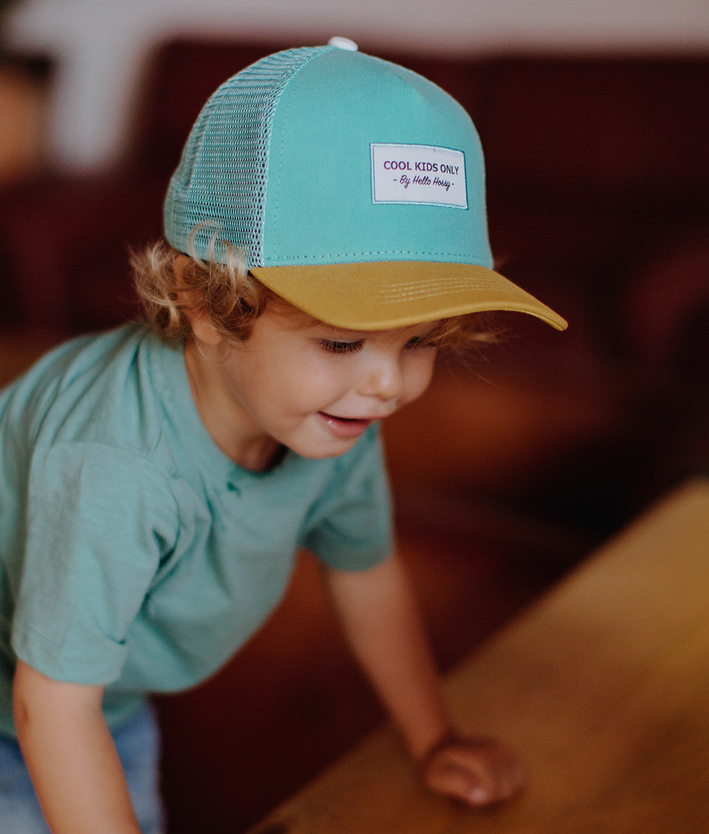 Boné pais e filhos Mini Agave, estilo Trucker, matchy-matchy, ecorresponsável, desde os 9 meses, Cool Kids Only !