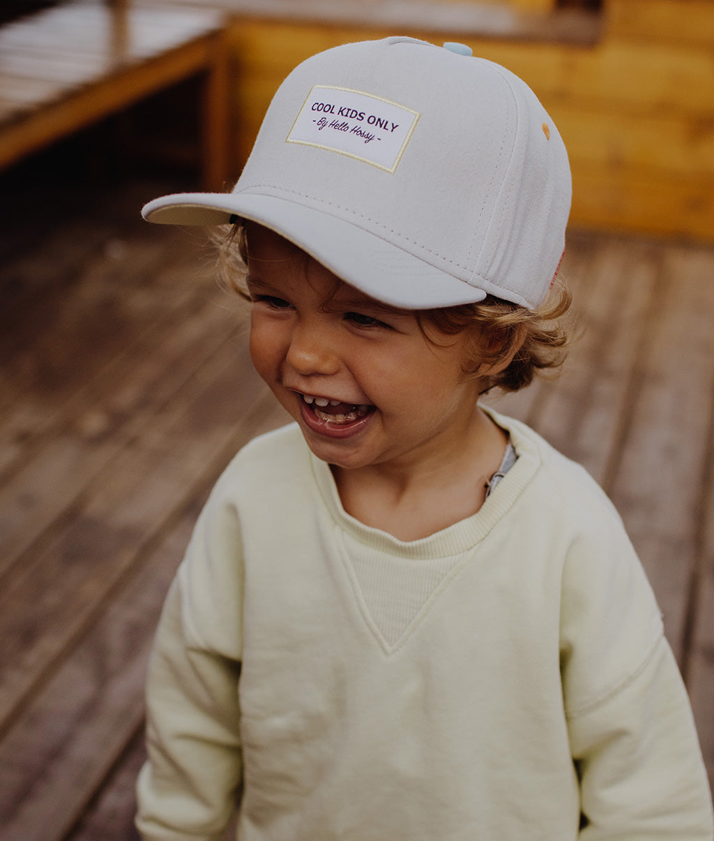Boné Mini Pearl para crianças, pala curva, 100% algodão orgânico, certificado Oeko-Tex, a partir dos 9 meses, Cool Kids Only !