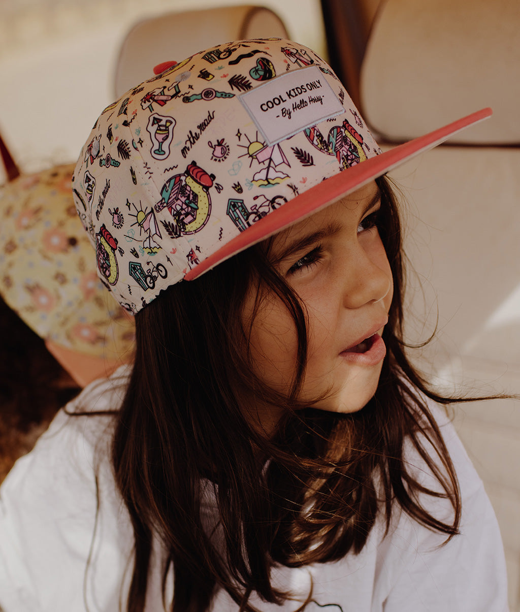 Boné para crianças Skate, pala reta, ecorresponsável, certificado Oeko-Tex, desde os 9 meses, Cool Kids Only!
