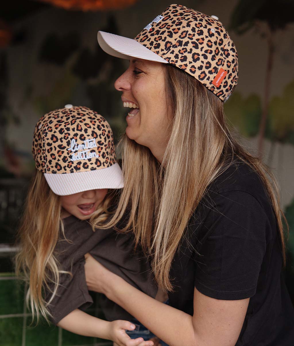 Boné pais e filhos leopard #6, pala curva, matchy-matchy, ecorresponsável, a partir dos 9 meses, Cool Kids Only!