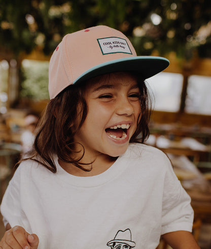 Boné infantil Mini Jolly, pala reta, 100% algodão orgânico, certificado Oeko-Tex, desde os 9 meses, Cool Kids Only !