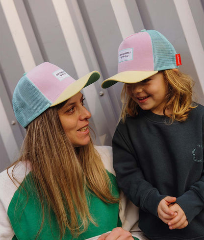 Boné para pais e filhos Mini Poppy, estilo Trucker, matchy-matchy, ecorresponsável, a partir dos 9 meses, Cool Kids Only !