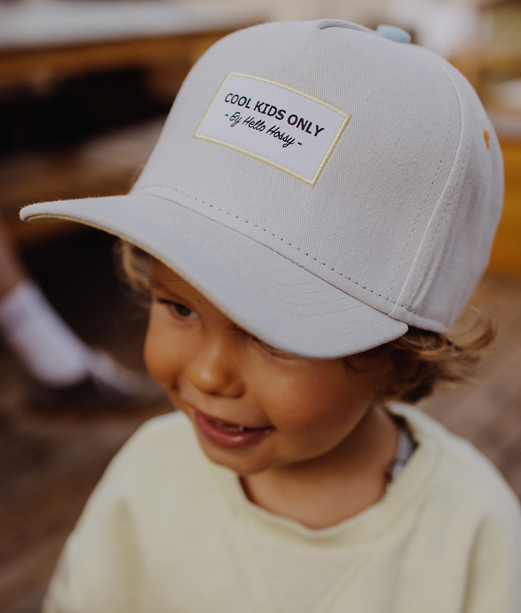 Boné Mini Pearl para crianças, pala curva, 100% algodão orgânico, certificado Oeko-Tex, a partir dos 9 meses, Cool Kids Only !