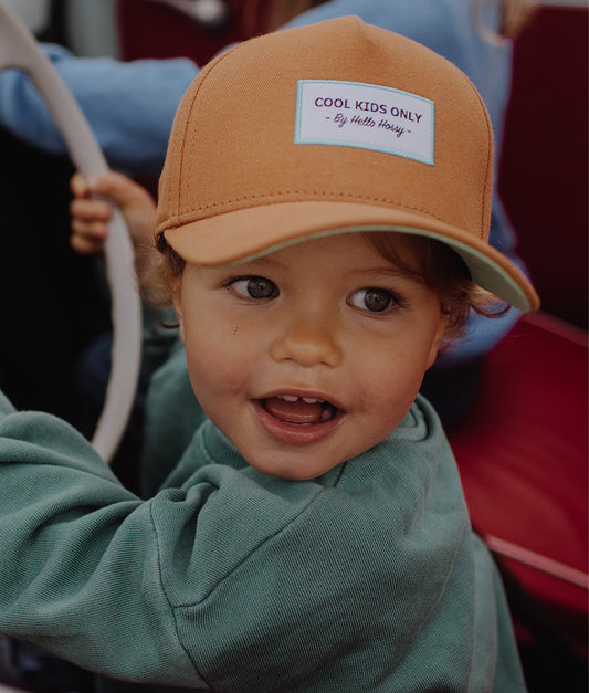 Boné para crianças Mini Peanut, pala curva, 100% algodão orgânico, certificado Oeko-Tex, a partir dos 9 meses, Cool Kids Only !