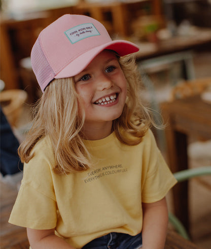 Boné infantil Mini Peony, estilo Trucker, ecorresponsável, certificado Oeko-Tex, a partir dos 9 meses, Cool Kids Only!