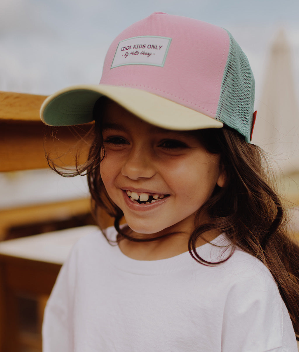 Boné para pais e filhos Mini Poppy, estilo Trucker, matchy-matchy, ecorresponsável, a partir dos 9 meses, Cool Kids Only !
