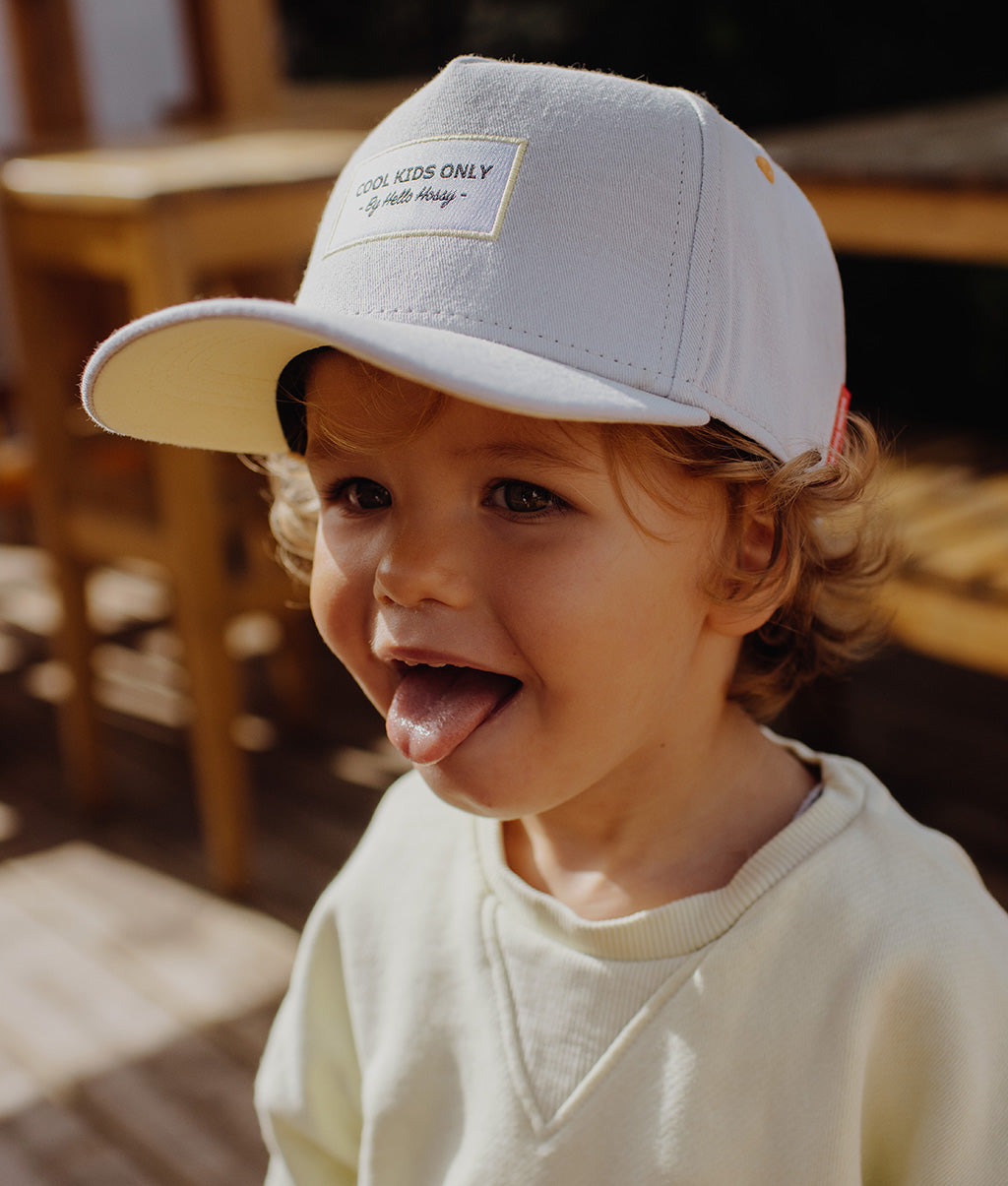 Boné Mini Pearl para crianças, pala curva, 100% algodão orgânico, certificado Oeko-Tex, a partir dos 9 meses, Cool Kids Only !