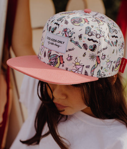 Boné para crianças Skate, pala reta, ecorresponsável, certificado Oeko-Tex, desde os 9 meses, Cool Kids Only!