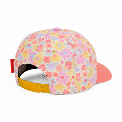 Boné para crianças Retro Flowers, pala curva, ecorresponsável, certificado Oeko-Tex, desde os 9 meses, Cool Kids Only !