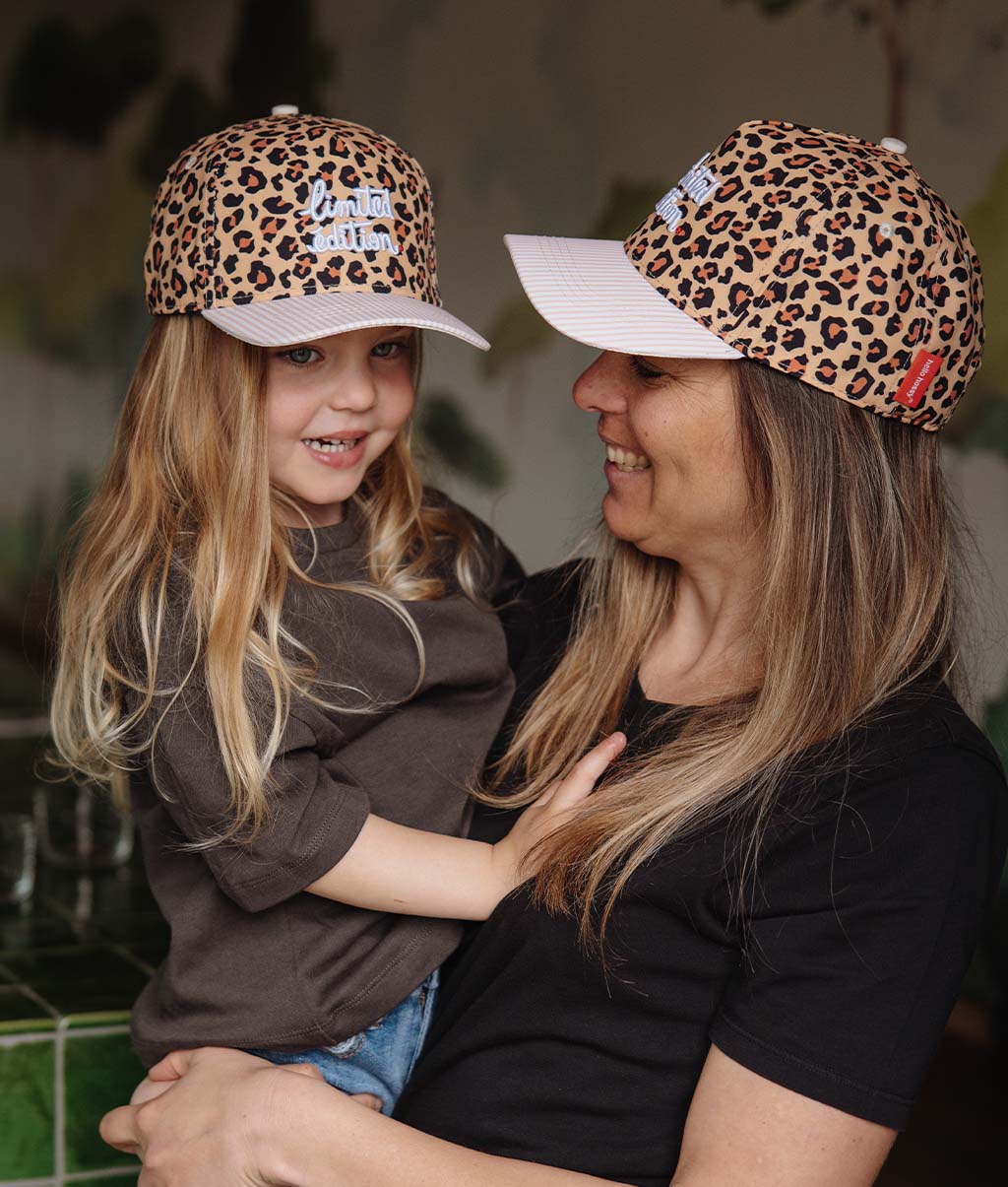 Boné pais e filhos leopard #6, pala curva, matchy-matchy, ecorresponsável, a partir dos 9 meses, Cool Kids Only!