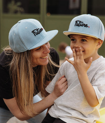 Boné pais e filhos Jean Future, pala reta, algodão orgânico, certificado Oeko-Tex, a partir dos 9 meses, Cool Kids Only!
