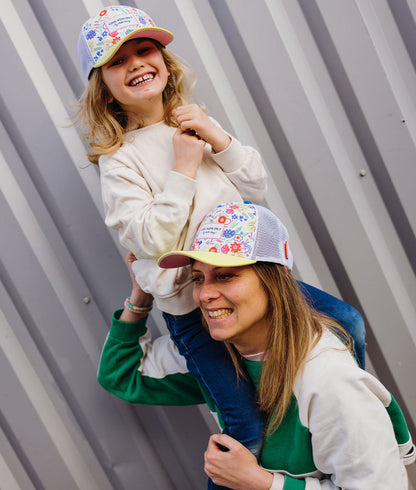 Boné pais e filhos Garden Party, estilo Trucker, ecorresponsável, matchy-matchy, desde os 9 meses, Cool Kids Only!