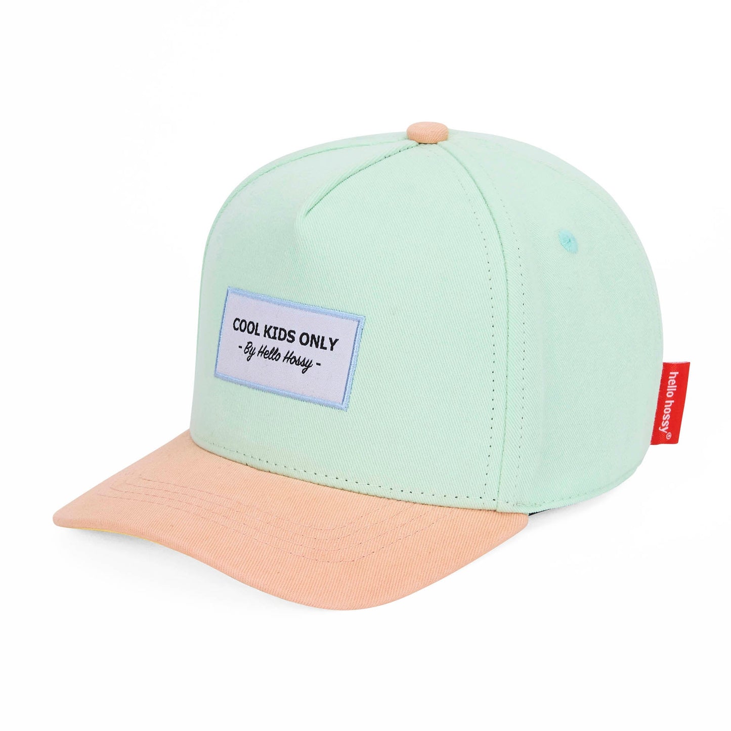 Boné infantil Mini Aloe, pala curva, 100% algodão orgânico, certificado Oeko-Tex, desde os 9 meses, Cool Kids Only!