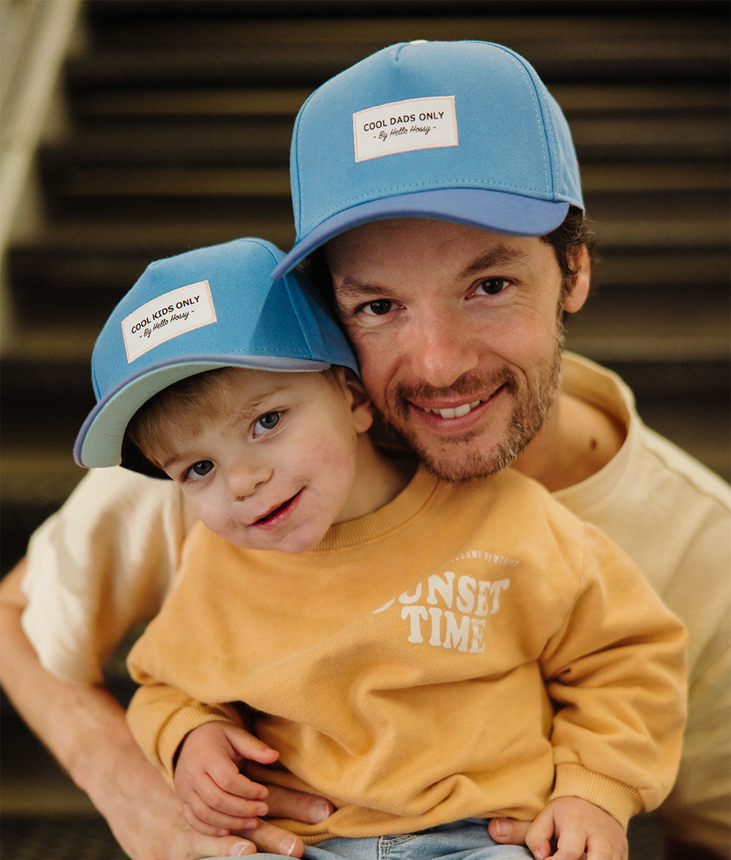 Boné pais e filhos Mini Dive, pala curva, 100% algodão orgânico, matchy-matchy, desde os 9 meses, Cool Kids Only!