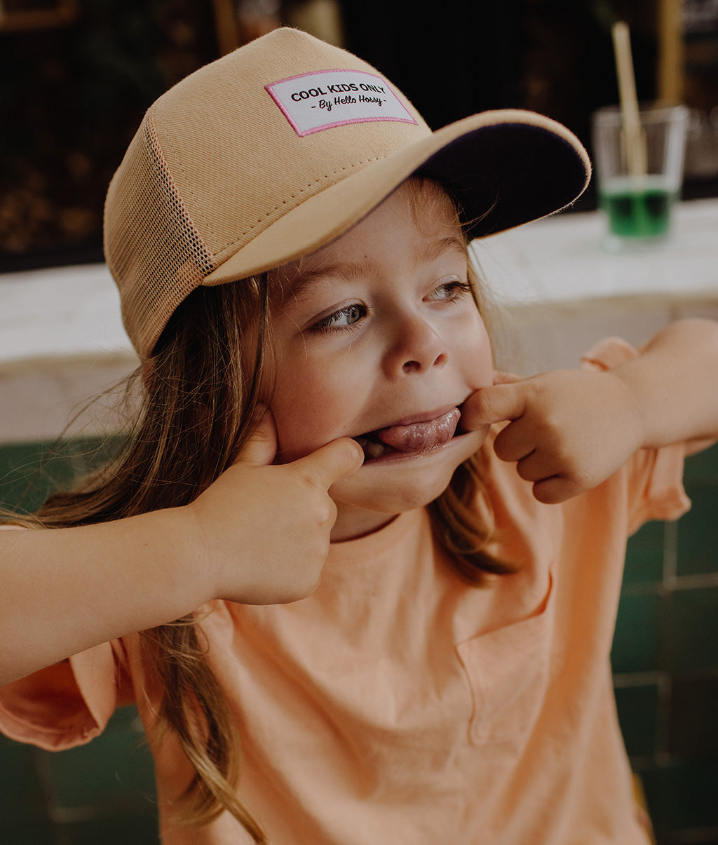 Boné para crianças Mini Melba, estilo Trucker, ecorresponsável, certificado Oeko-Tex, a partir dos 9 meses, Cool Kids Only!