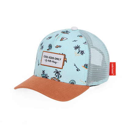 Boné infantil Blue Island, estilo Trucker, ecorresponsável, certificado Oeko-Tex, a partir dos 9 meses, Cool Kids Only!