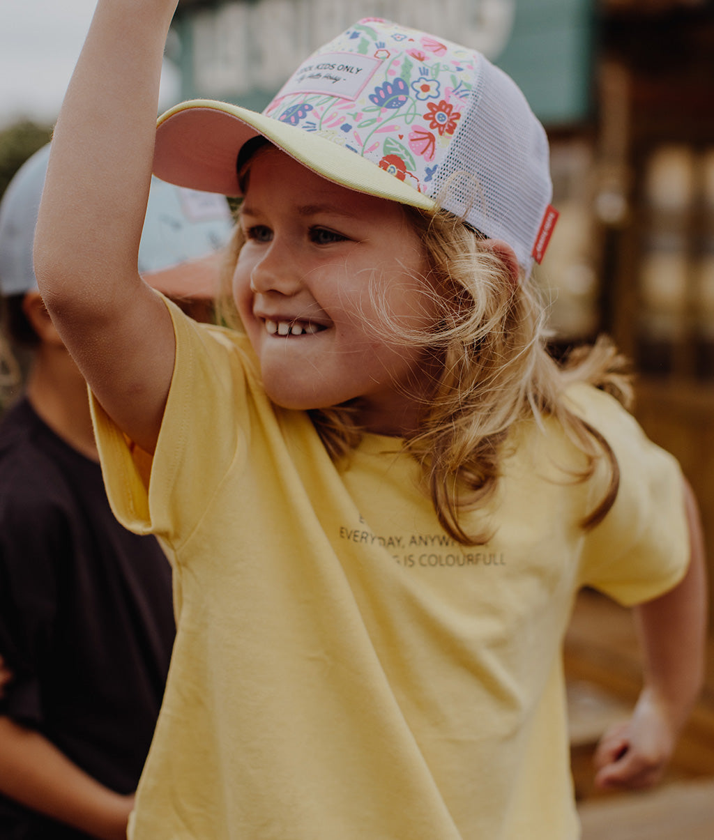 Boné para crianças Garden Party, estilo Trucker, ecorresponsável, certificado Oeko-Tex, desde os 9 meses, Cool Kids Only !