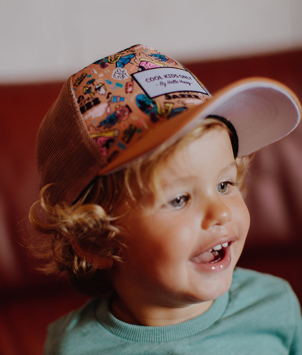 Boné para crianças New York City, estilo Trucker, ecorresponsável, certificado Oeko-Tex, desde os 9 meses, Cool Kids Only !