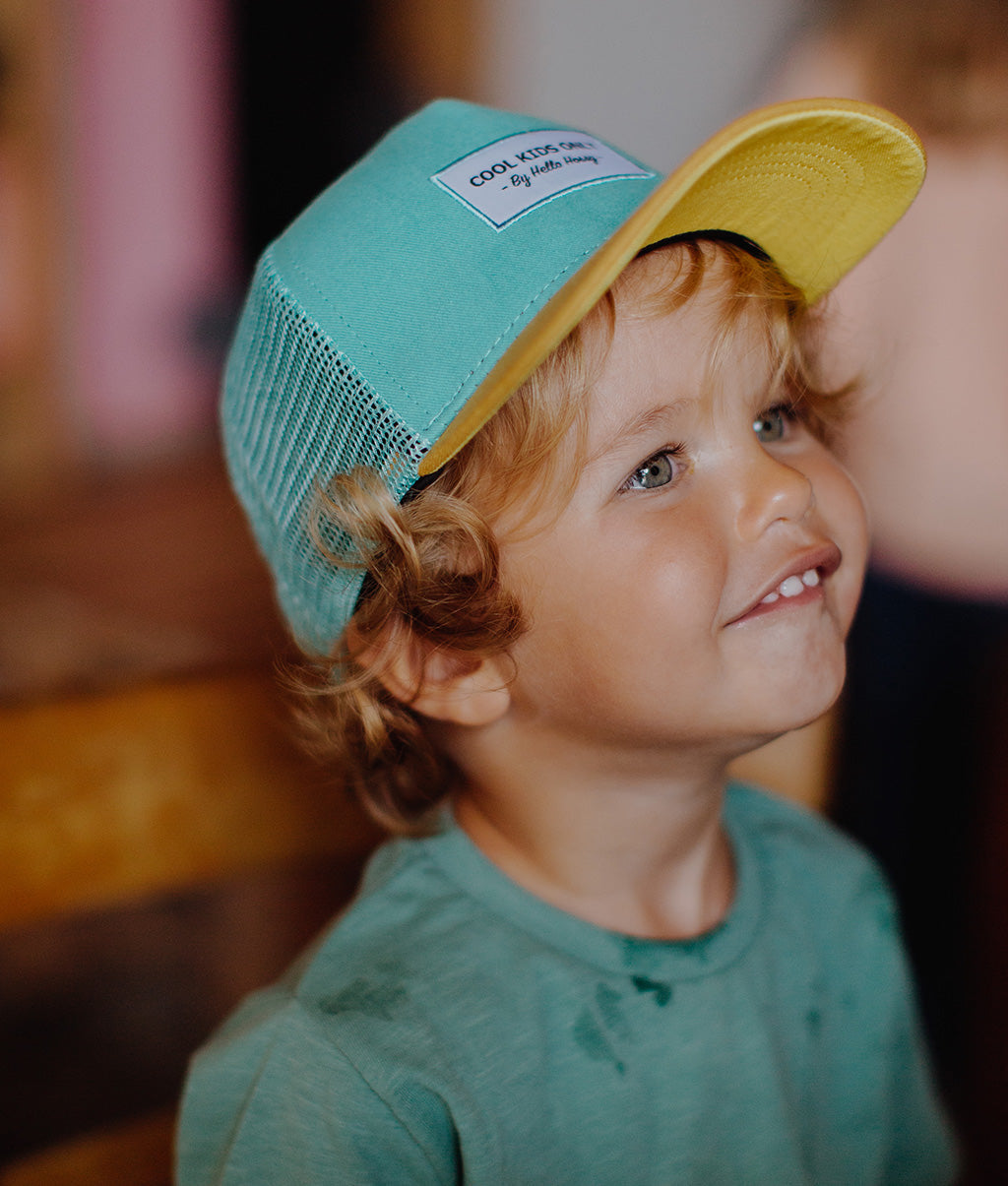 Boné pais e filhos Mini Agave, estilo Trucker, matchy-matchy, ecorresponsável, desde os 9 meses, Cool Kids Only !