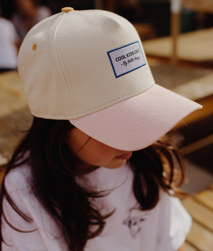 Boné para crianças Mini Primrose, pala curva, 100% algodão orgânico, certificado Oeko-Tex, a partir dos 9 meses, Cool Kids Only !